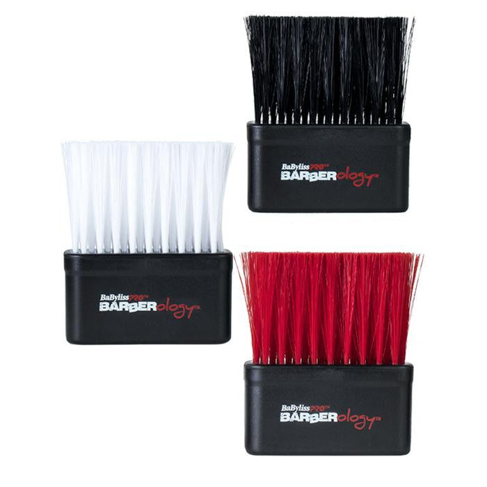 Babylisspro Barberology Neck Brush Red/black/white - 12pc Tub