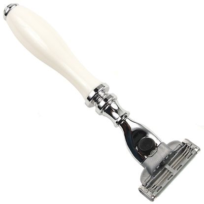 Parker 111w Mach 3 Handle White Resin