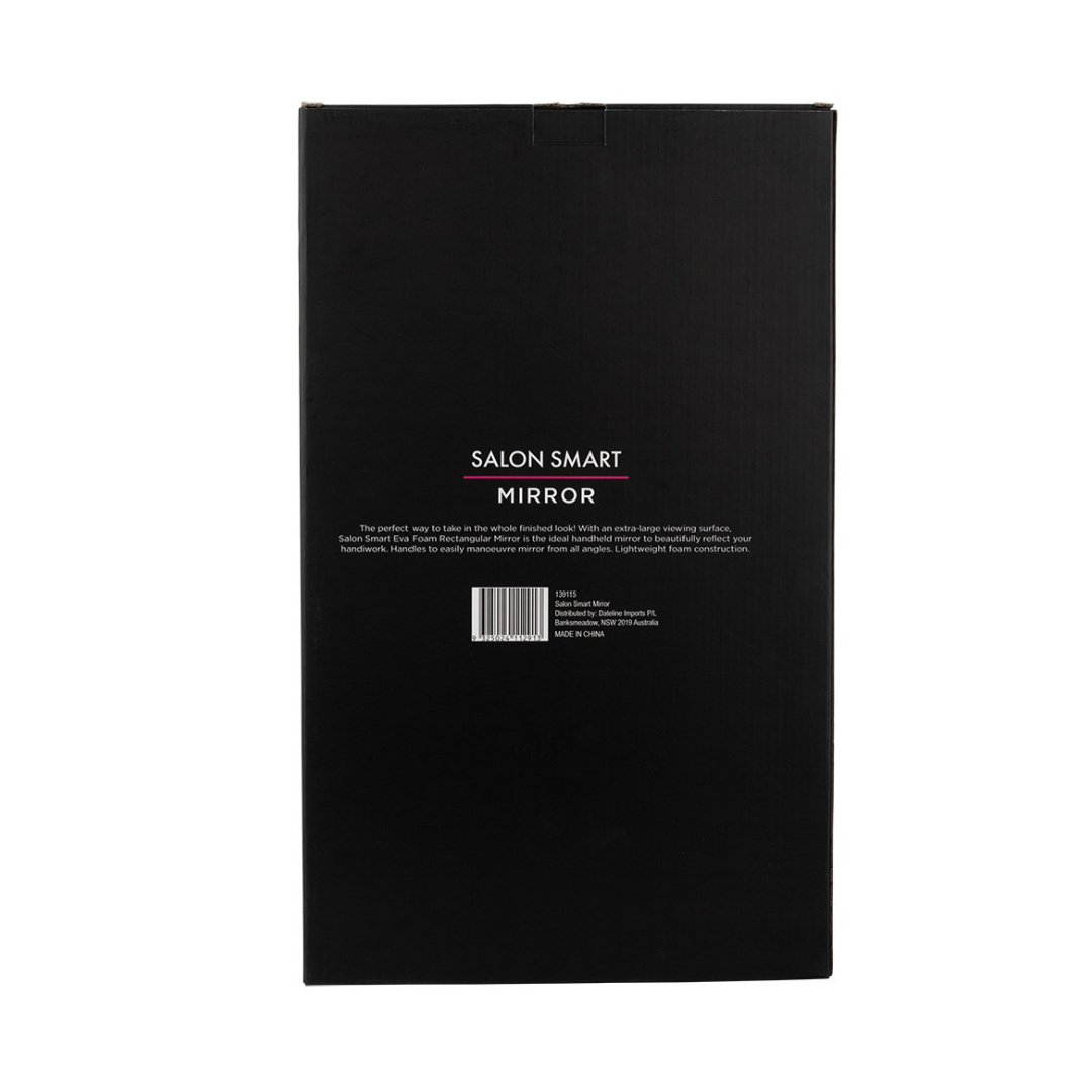 Salon Smart Hairdressing Mirror Black