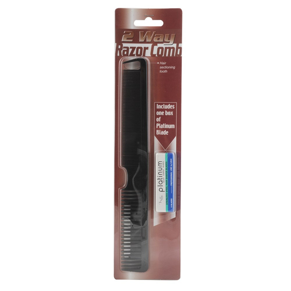 Dateline Professional 2 Way Razor Comb 6034k - Includes 5 Blades