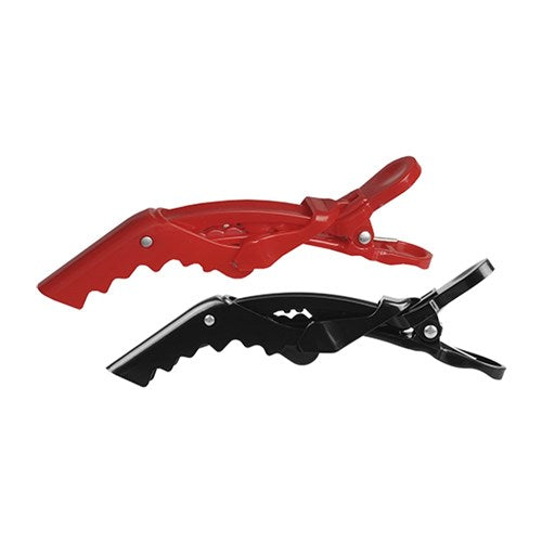 Premium Pin Company 999 Crocodile Clips - Black/red 6pc