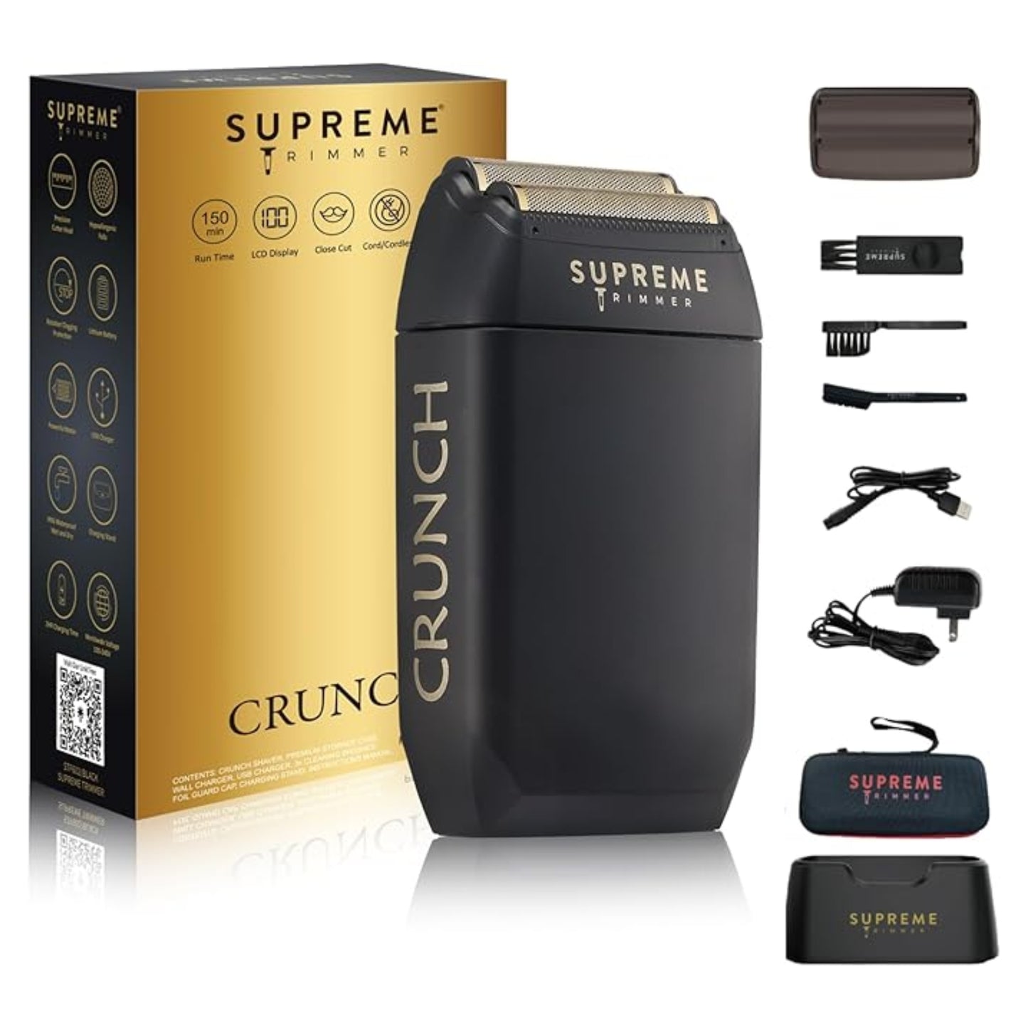 Supreme ST Crunch Mens Foil Shaver - Black