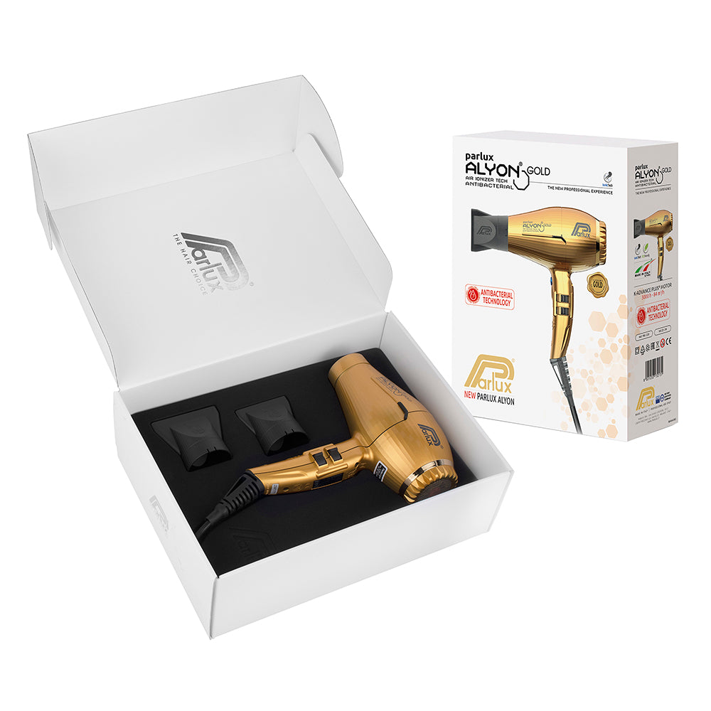 Parlux Alyon Air Ionizer Tech Hair Dryer 2250w - Gold