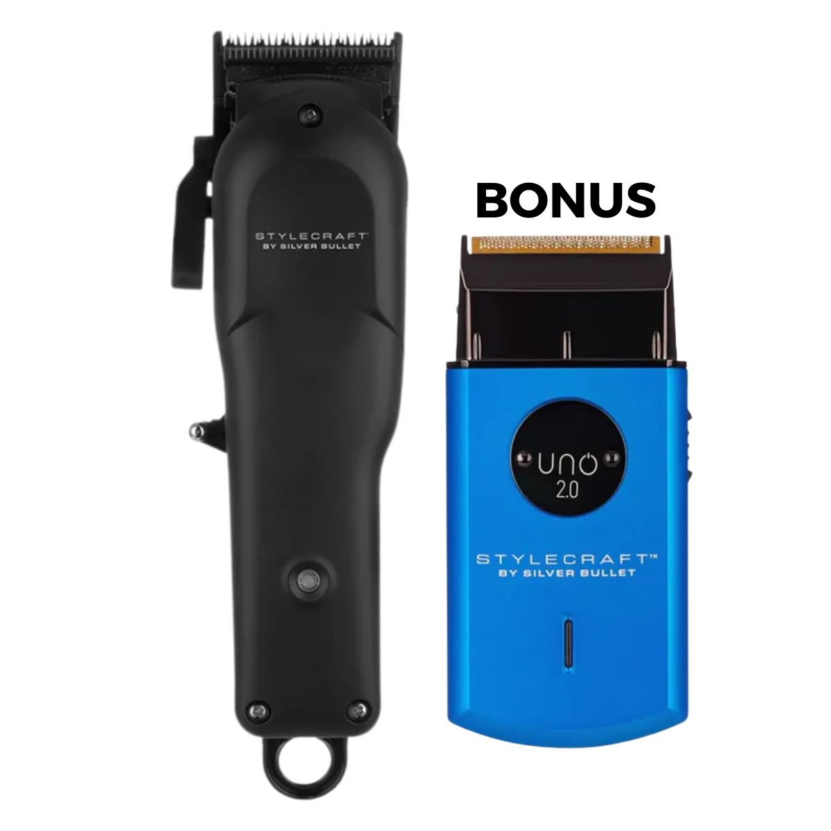 StyleCraft By Silver Bullet Rebel Clipper With Free Uno 2.0 Shaver