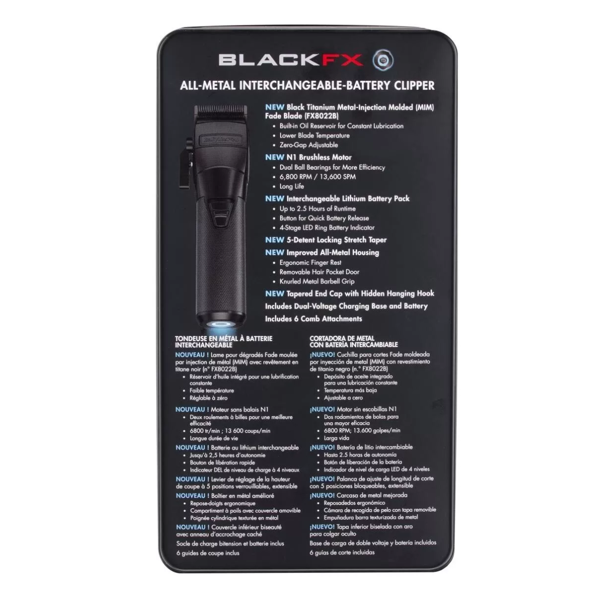 BaBylissPRO FXONE BlackFX Clipper