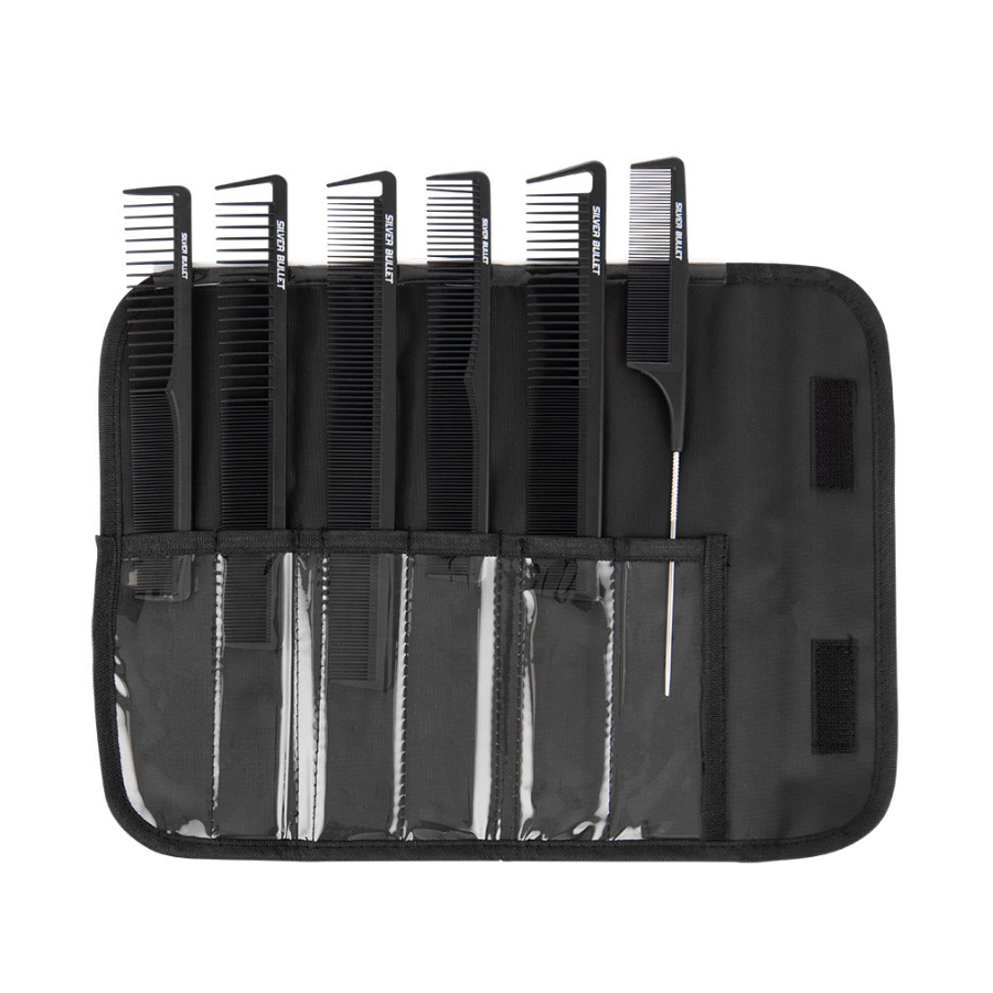 Silver Bullet Carbon Comb Set 6pc