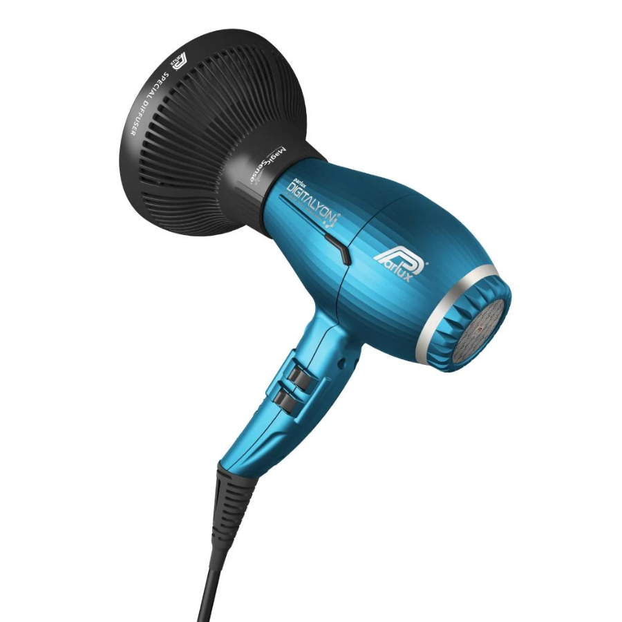 Parlux Digitalyon Dryer - Blue with Diffuser Pack