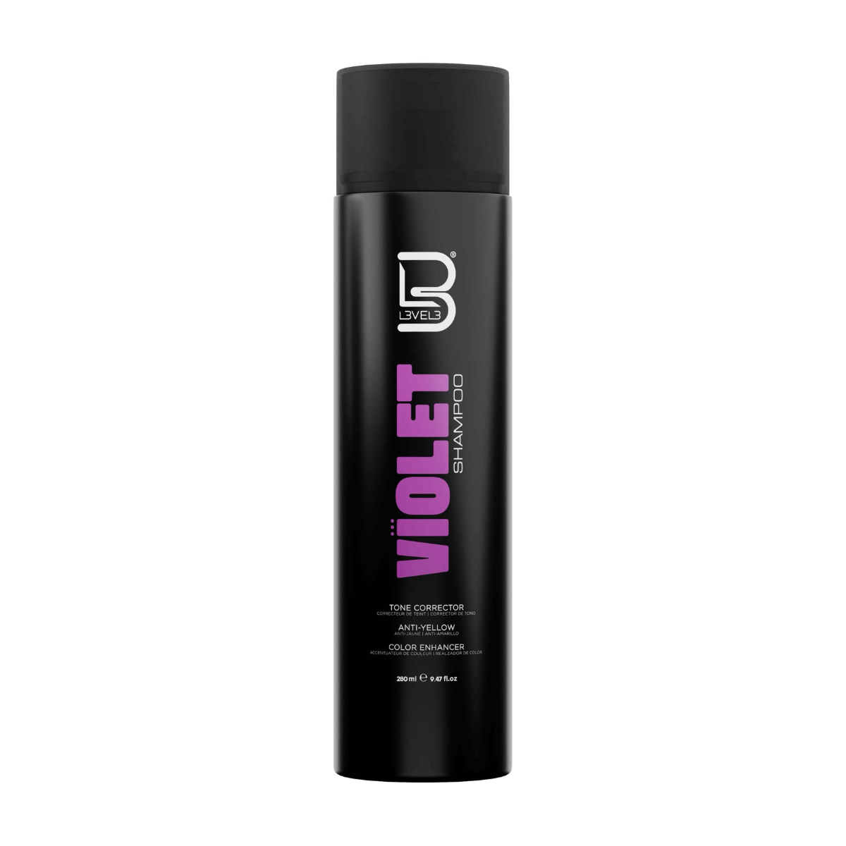 L3VEL3 Violet No Yellow Shampoo - 280ml