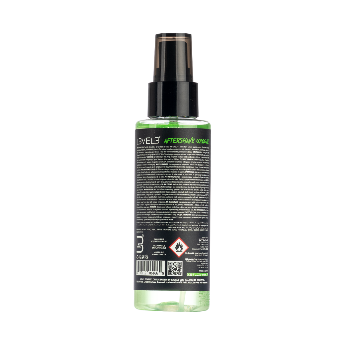 L3VEL3 Aftershave Cologne Fresh - 100ml