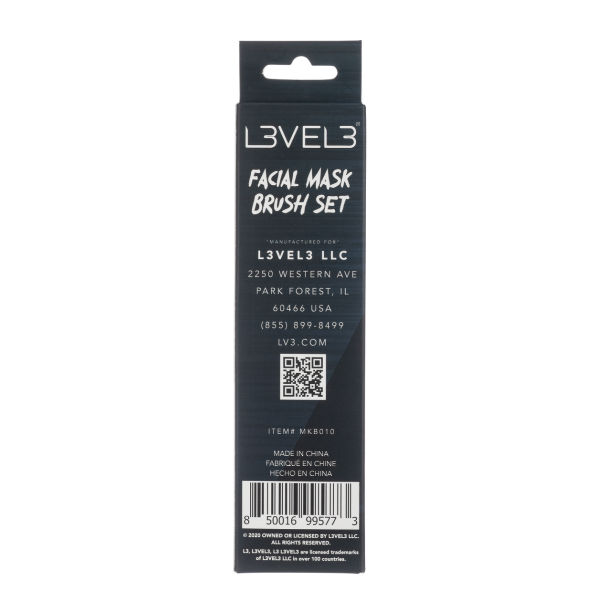 L3VEL3 Face Mask Brush Set - 2pc