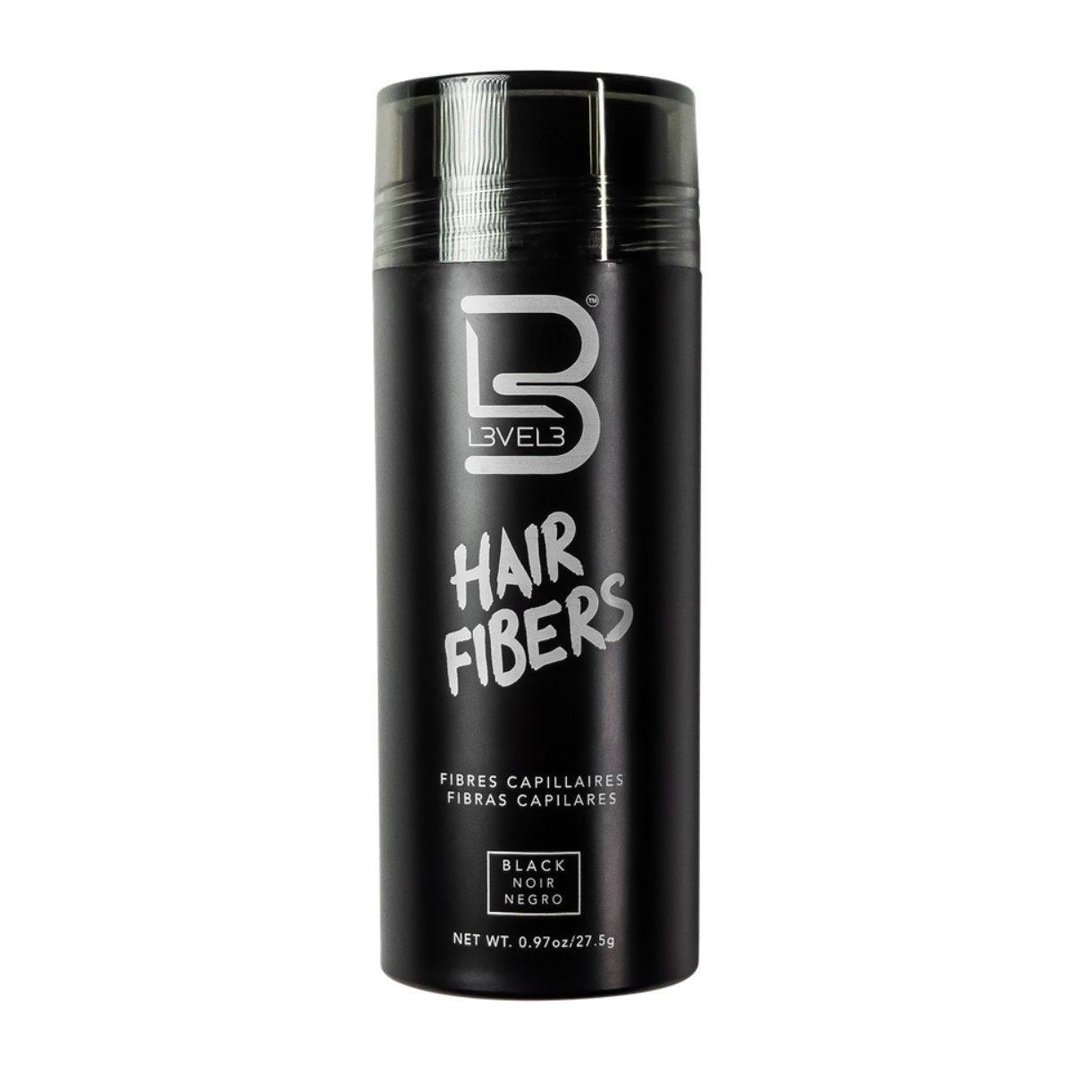 L3VEL3 Hair Fibers 27.5g - Black