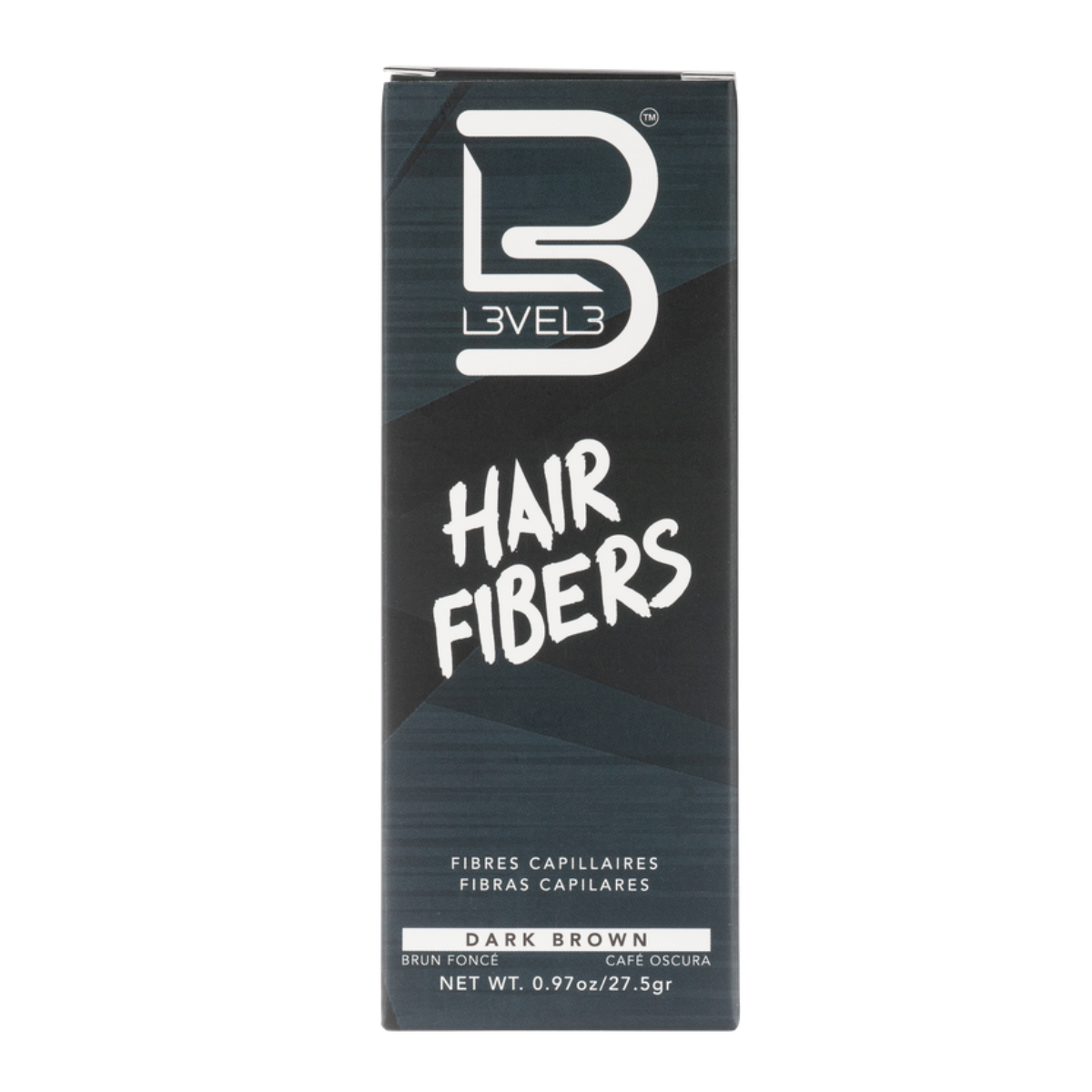 L3VEL3 Hair Fibers 27.5g - Dark Brown