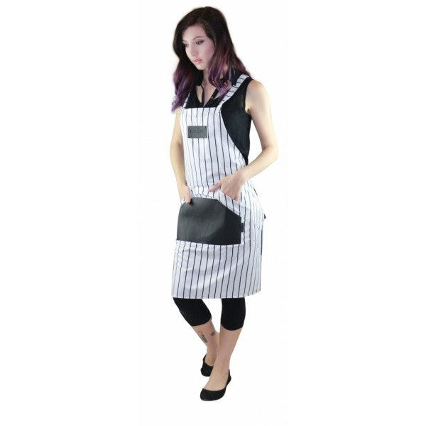 Pinstripe Barber Apron