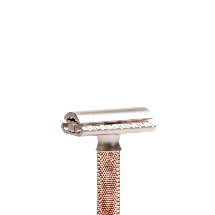Parker Variant Safety Razor Adjustable Razor Rose Gold Colour Handle