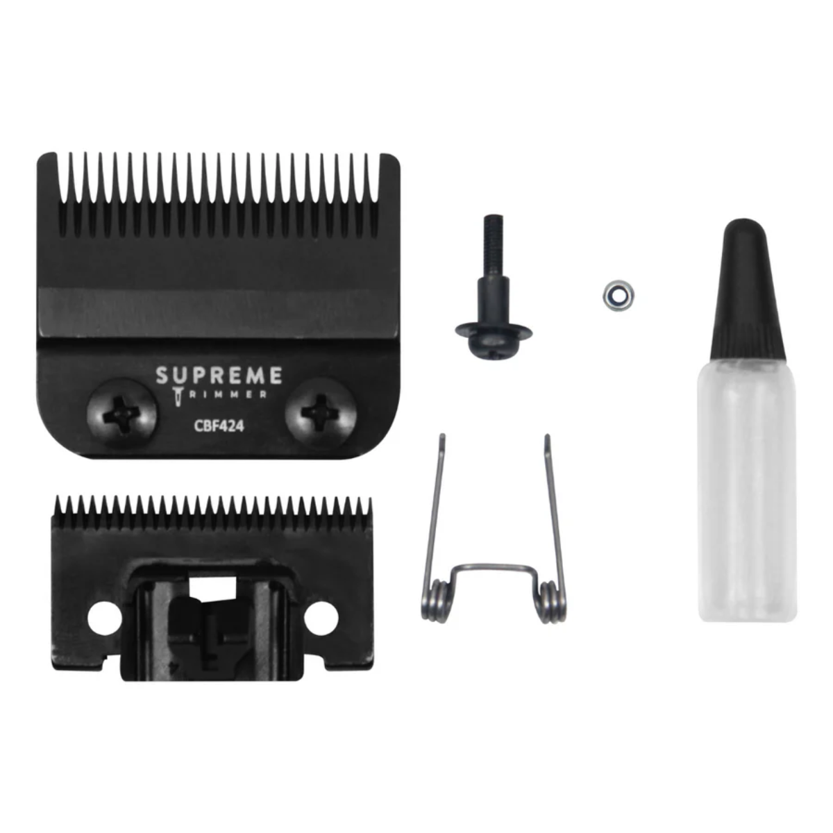 Supreme ST Stainless Steel Fade Blade - Black