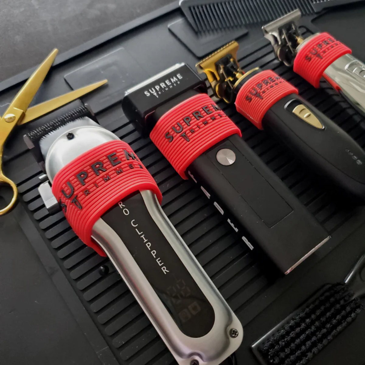 Supreme ST Clipper, Trimmer, & Shaver Grippers - Red