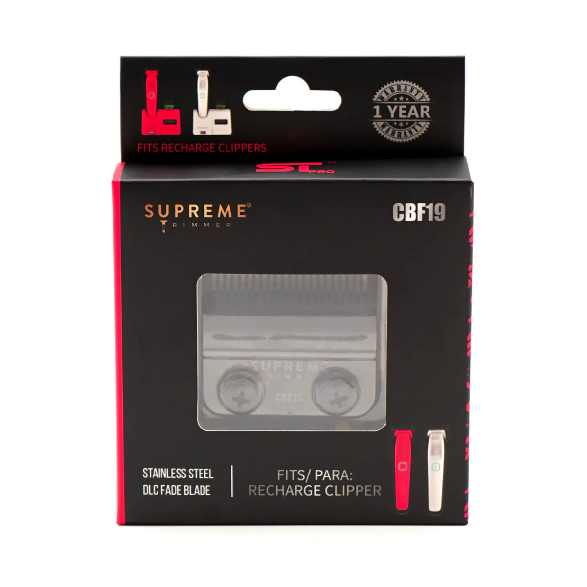 Supreme ST Fade Blade Replacement for Recharge Clipper
