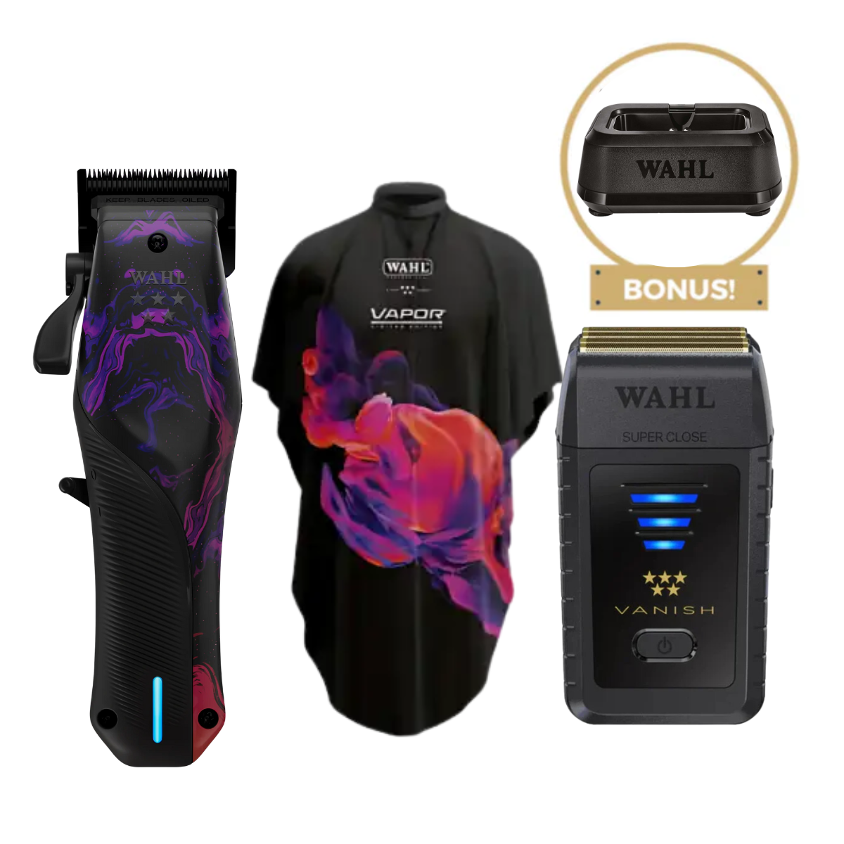 Wahl Vapor Limited Edition & Vanish Shaver Combo