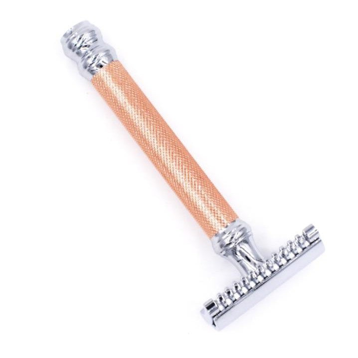 Parker 63c Safety Razor Open Comb Rose Gold