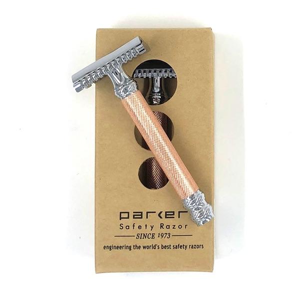 Parker 63c Safety Razor Open Comb Rose Gold