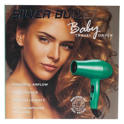 Silver Bullet Metallic Baby Dryer 1200w - Aqua