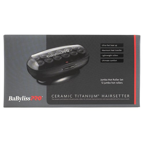Babylisspro Professional Jumbo Roller Hairsetter - 12 Pc