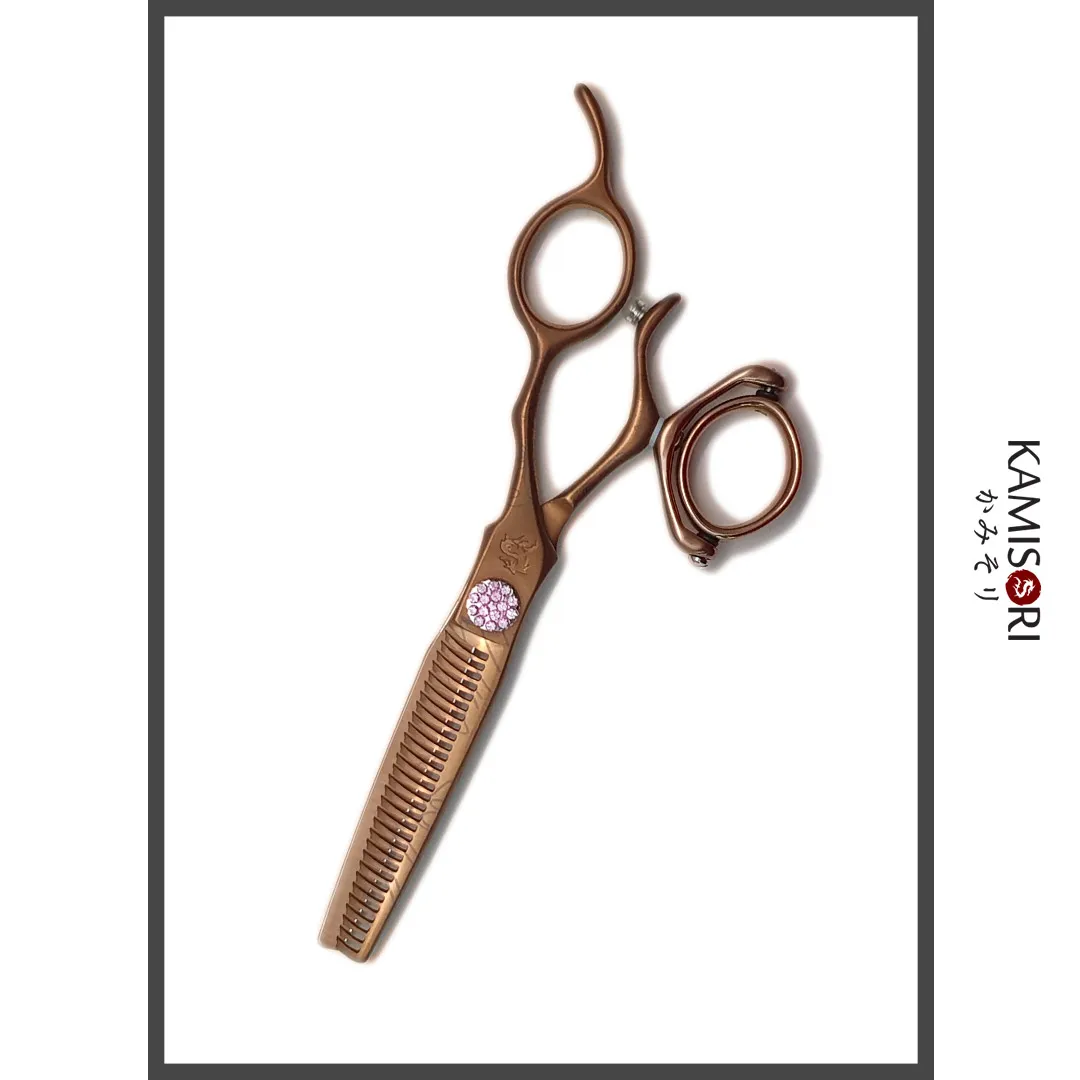 Kamisori Jewel Iii Double Swivel Professional Texturizing Shears - 6L