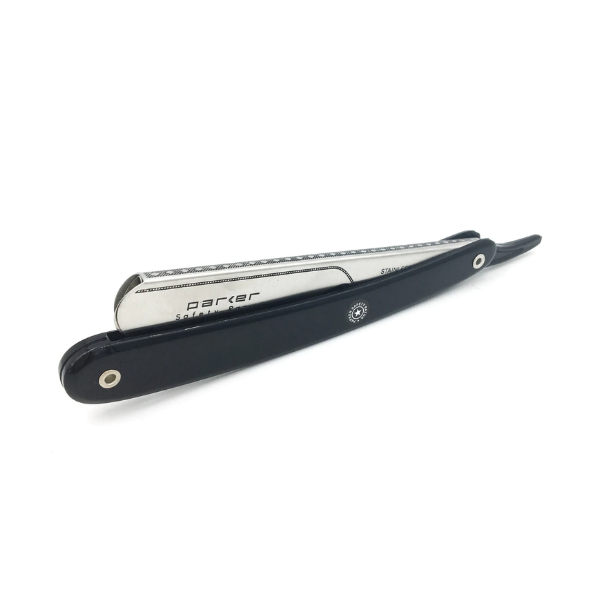 Parker Ptb Barber/straight Razor Black Handle