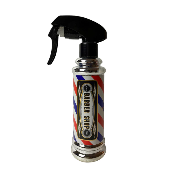 Bob Barber Pole Trigger Spray Bottle 180ml - Silver