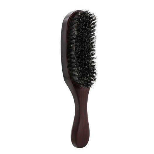 Barberco Wooden Fade/Beard Brush - Dark Red/Brown