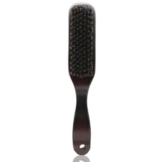 Barberco Wooden Fade Brush Medium - Dark Brown