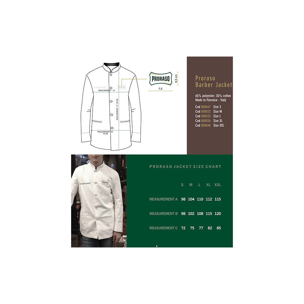 Proraso Barber Jacket S