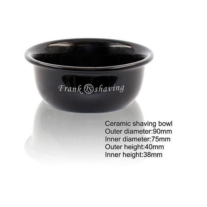 Black Ceramic Shaving Bowl