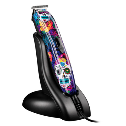 ANDIS Slimline Ion Cord/Cordless Trimmer - Sugar Skull Design