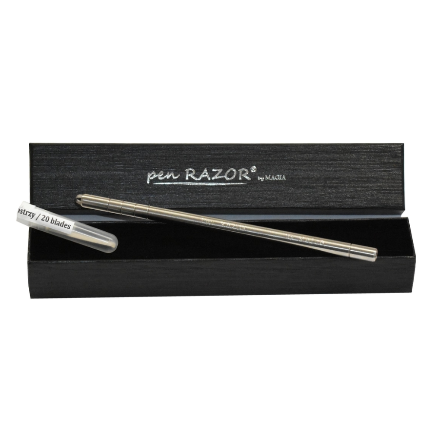 Magia Pen Razor - Set With Razor + 20 Blades + Blade Tool – BarberCo