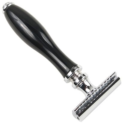 Parker 111b - Black Resin Handle Safety Razor