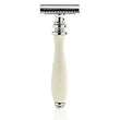 Parker 111w - White Resin Handle Safety Razor