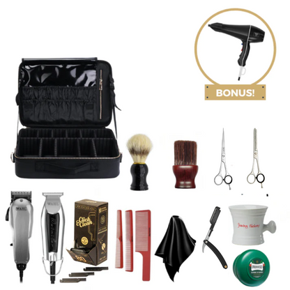 Professional Haircutting Case - Wahl Taper 2000 Clipper
