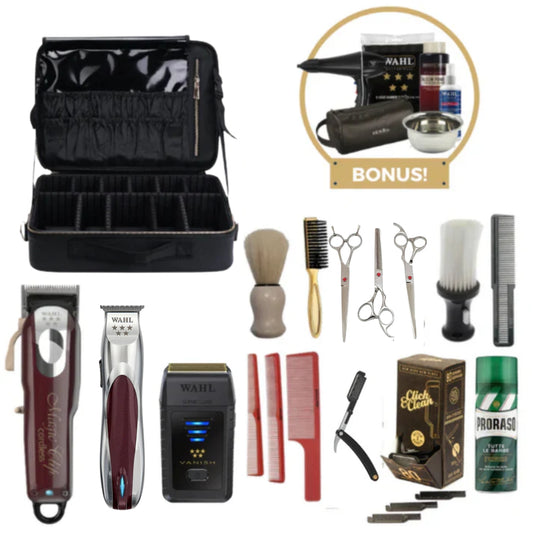 Barberco Platinum Barbering Kit - Wahl Magic Clipper & A-Lign Trimmer