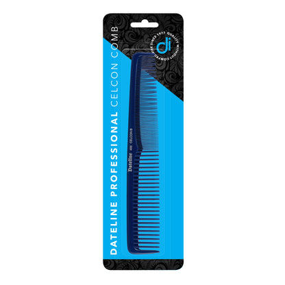 Dateline Professional Blue Celcon Styling Comb 7" 400 - Large