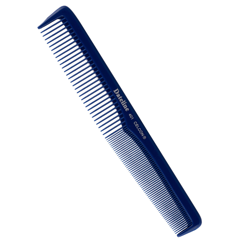 Celcon Comb Dateline Professional Blue Celcon Styling Comb 7 401 Tapered