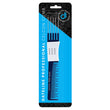 Dateline Professional Blue Celcon Teasing Comb With Rubber Grip And 5 Tails 8 105r - Stainless Steel