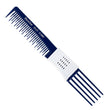 Dateline Professional Blue Celcon Teasing Comb With Rubber Grip And 5 Tails 7 1/2 302r - Plastic