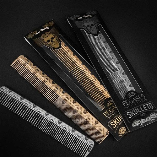 Pegasus Skulleto No 202 Gold Stying Comb