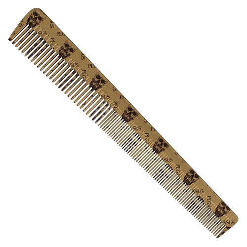 Pegasus Skulleto No 303 Gold Barber Tapered Comb