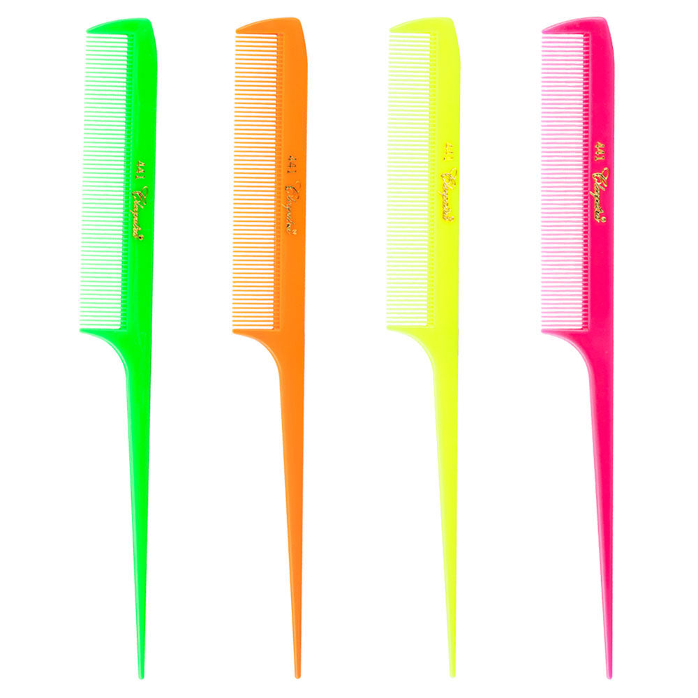 Neon Combs Krest Cleopatra Tail Comb 441 - Neon Colours – BarberCo