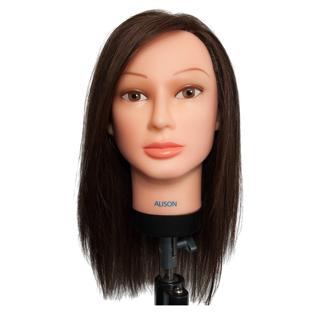 Dateline Professional Mannequin Medium Indian Hair Brown - Alison