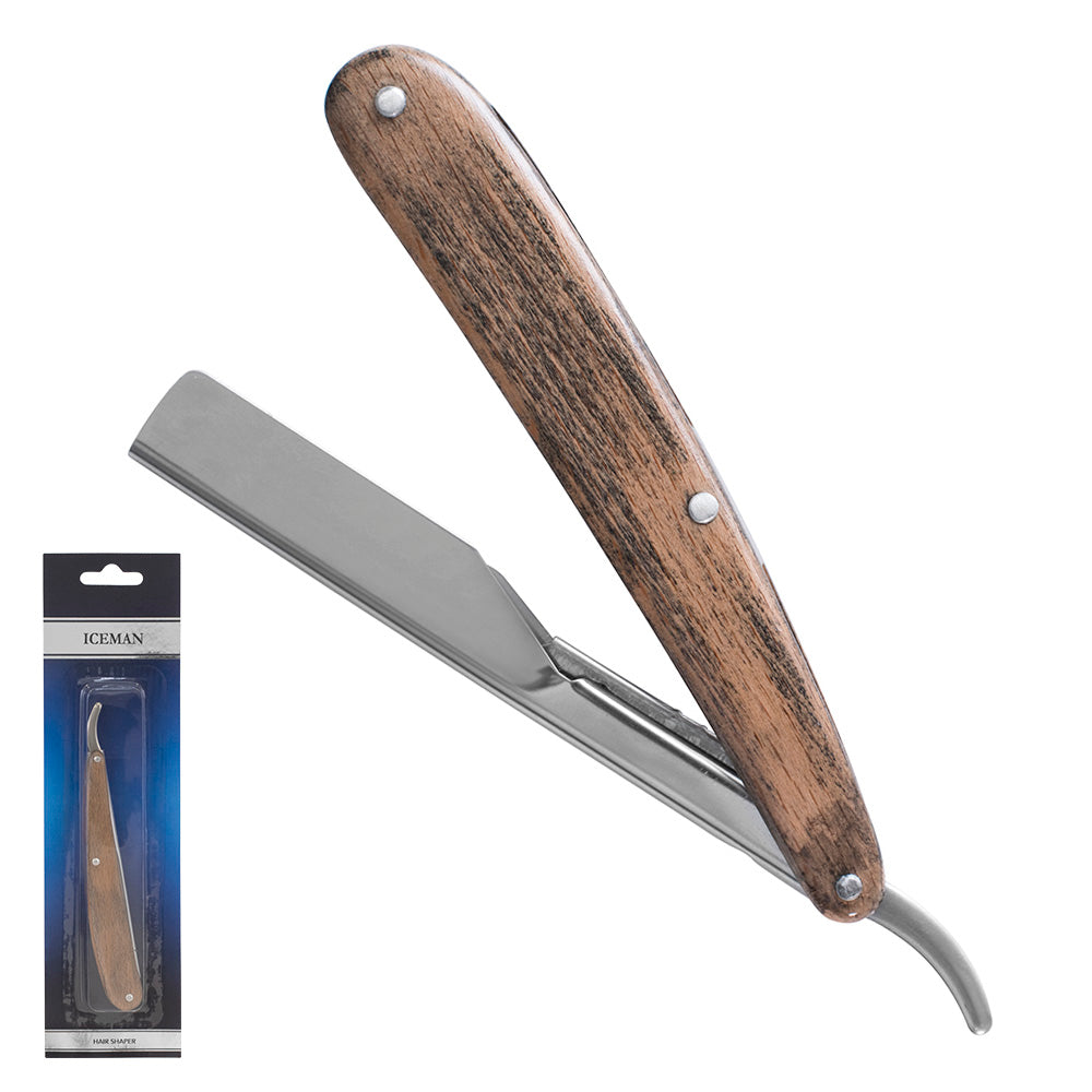 Iceman Razor Wood Handle