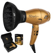 Parlux Alyon Air Ionizer Tech Hair Dryer 2250w - Gold W/diffuser Pack