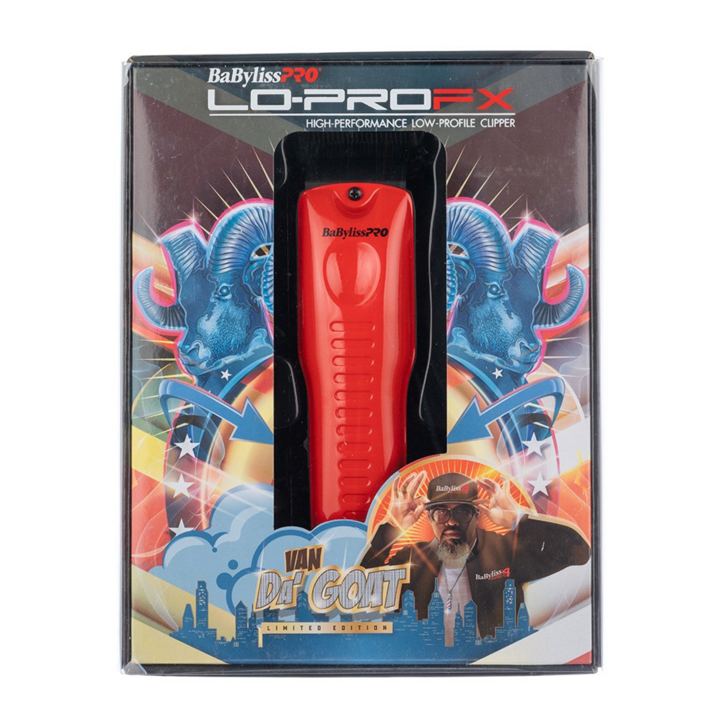 BaBylissPRO LoPROFX Cordless Clipper - Limited Edition Influencer Collection - Van Da Goat